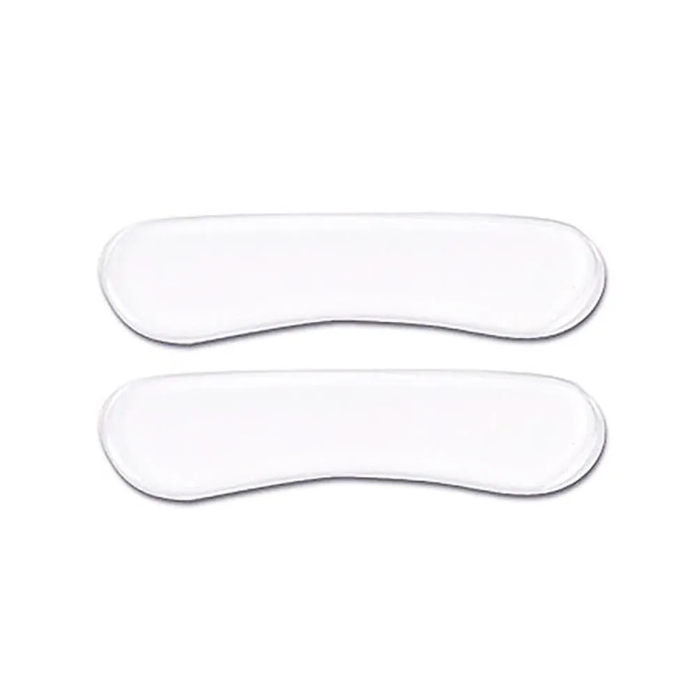 1 Pair Gel Heel Cushion Liners Loose Shoe Inserts Adhesive Pads Anti Slip Grip