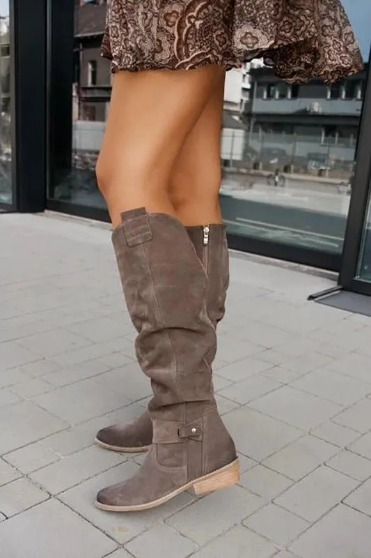 Allison - Vegan Leather Boots
