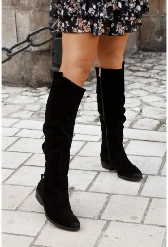 Allison - Vegan Leather Boots