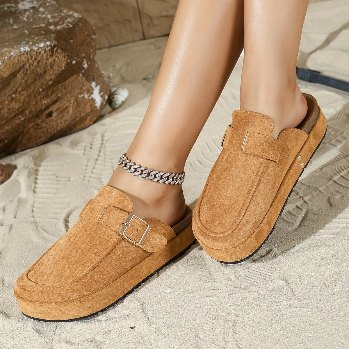 Clara | Retro slip-on loafers with thick sole