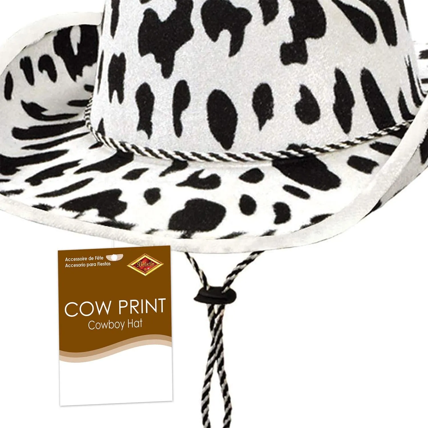 Cow Print Cowboy Hat