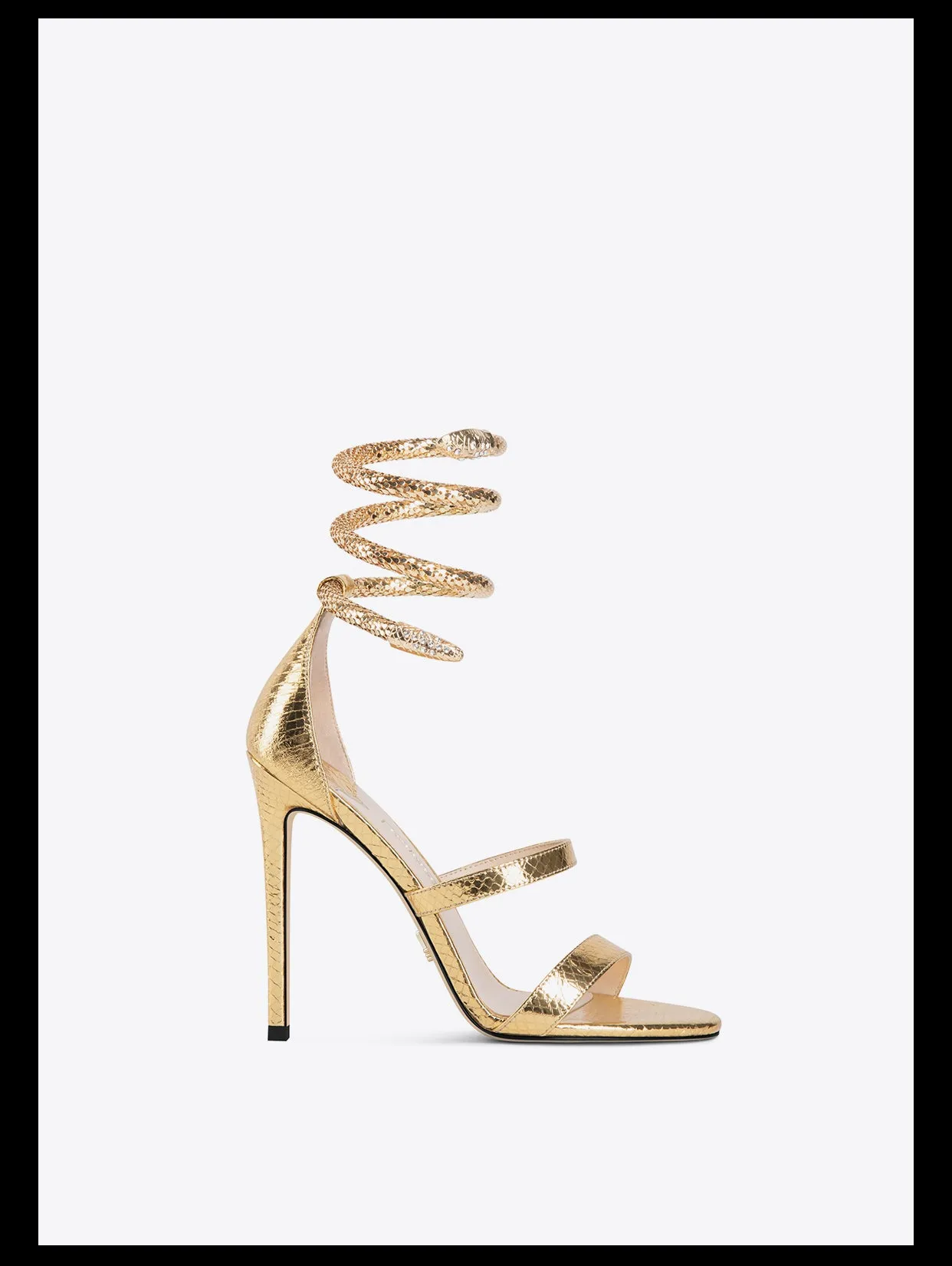 Fabfei gold high heeled sandals  - Jida