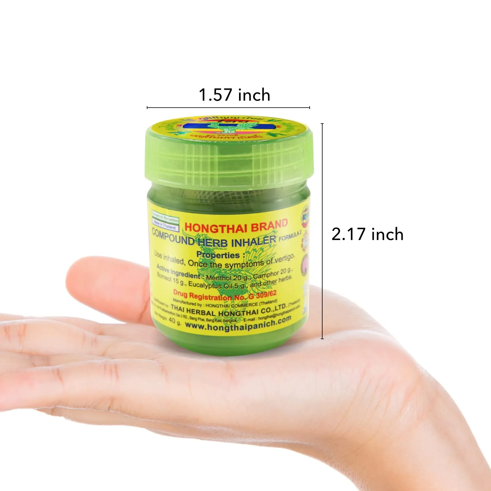 Hong Thai Herbal Inhaler (Buy 1 Get 1 Free)