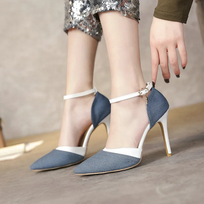 Jenny  Spitz zulaufende Stilettos mit feinem Absatz