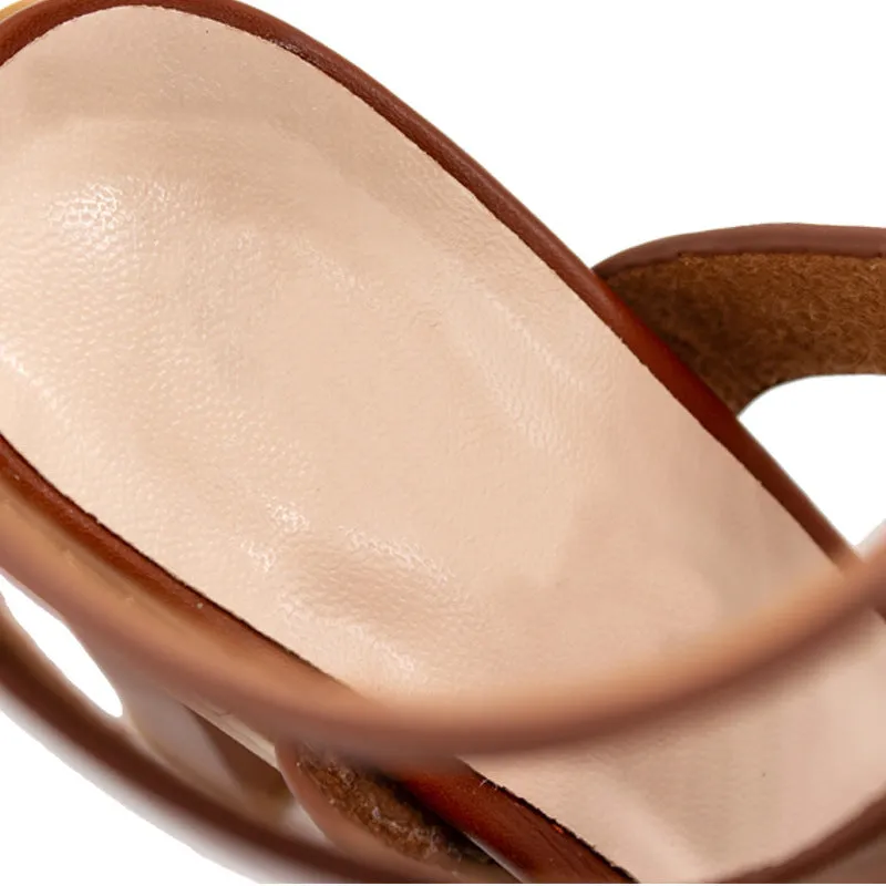 Phoebe  Sandalen mit Blockabsatz fr Damen in bergre