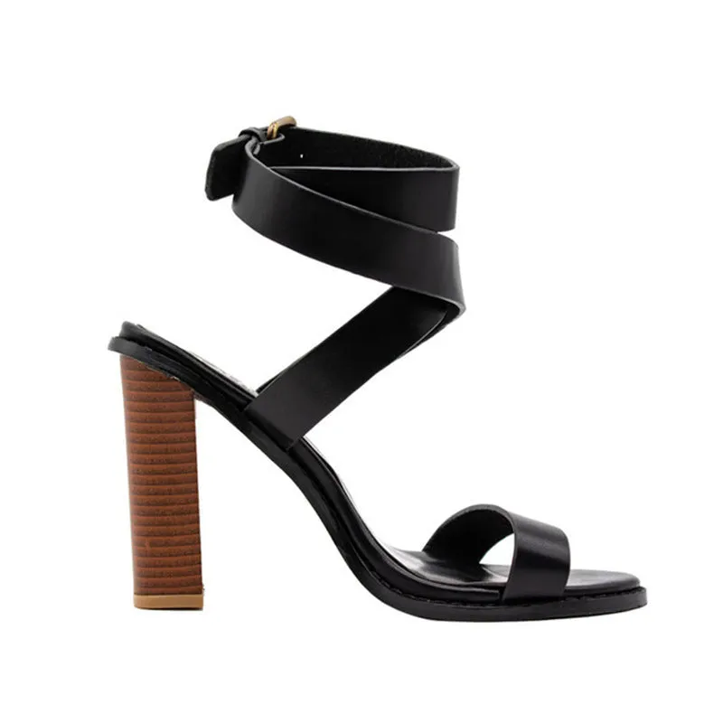 Phoebe  Sandalen mit Blockabsatz fr Damen in bergre
