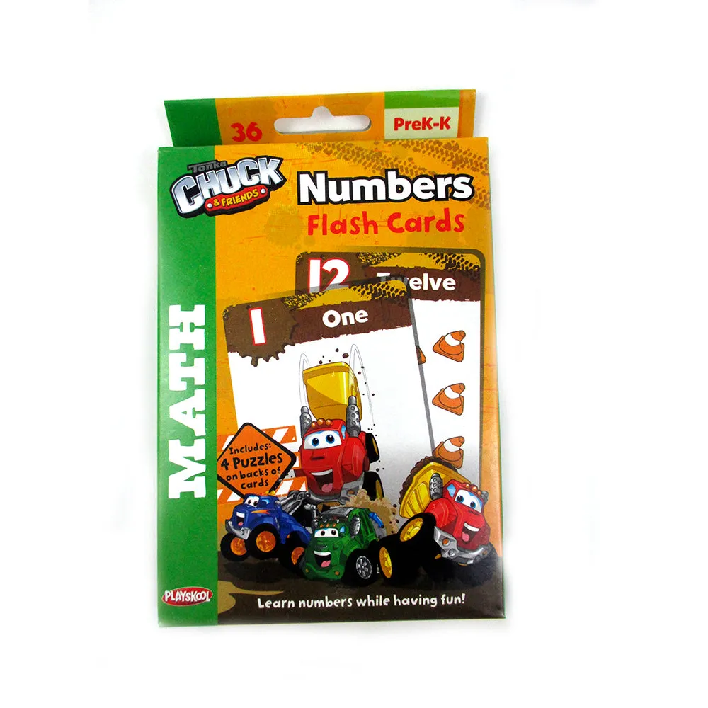 Playskool Number Learning Flash Cards Math Game Number Words Toddler Pre School