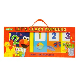 Sesame Steet - Let's Learn Numbers<br> <span style="font-size: 11px; font-family:Helvetica,Arial,sans-serif;">Includes 24 Flash Cards</span>