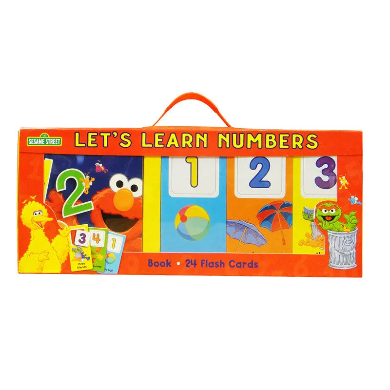 Sesame Steet - Let's Learn Numbers<br> <span style="font-size: 11px; font-family:Helvetica,Arial,sans-serif;">Includes 24 Flash Cards</span>