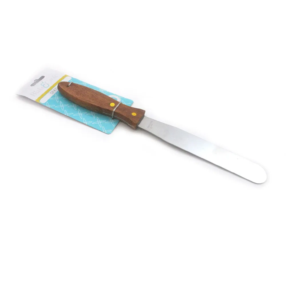 Straight Icing Spatula 11-Inch Stainless Steel Blade Silver Straight Cake Frost